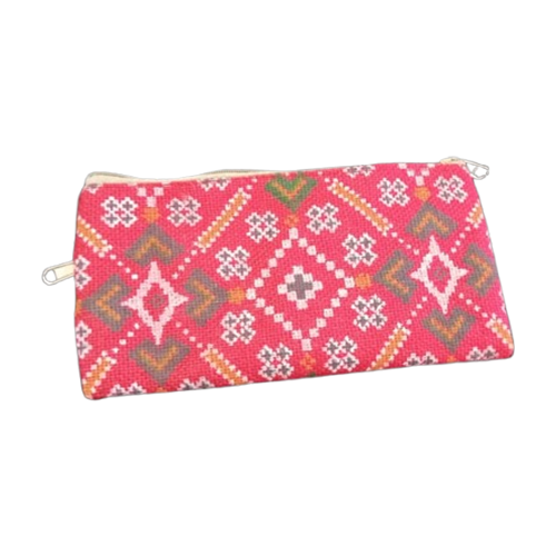 Jute Cosmetic Pouches	 